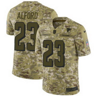 Nike Falcons #23 Robert Alford Camo Men's Stitched NFL Limited 2018 Salute To Service Jersey