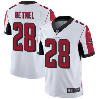 Nike Falcons #28 Justin Bethel White Men's Stitched NFL Vapor Untouchable Limited Jersey