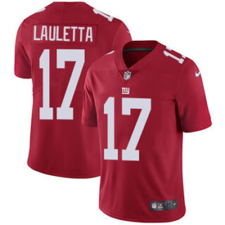 Nike Giants #17 Kyle Lauletta Red Alternate Men's Stitched NFL Vapor Untouchable Limited Jersey