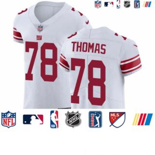 Nike Giants #78 Andrew Thomas White Men's Stitched NFL New Elite Jersey