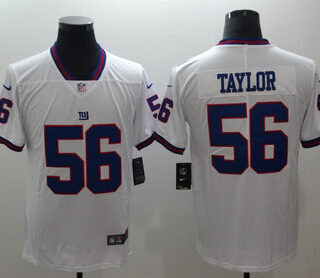 Nike Giants 56 Lawrence Taylor Color Rush Limited Jersey