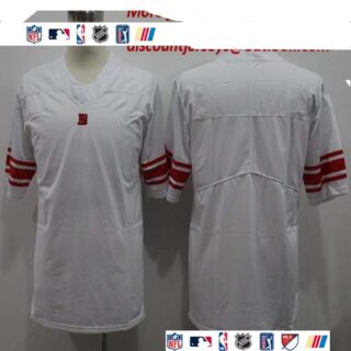 Nike Giants Blank White Vapor Untouchable Limited Jersey