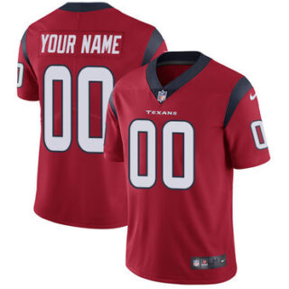 Nike Houston Texans Limited Red Alternate Jersey NFL Vapor Untouchable Customized jerseys
