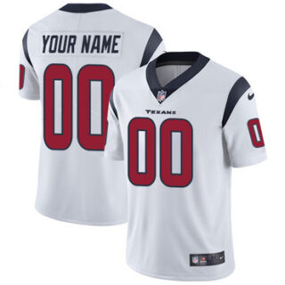 Nike Houston Texans Limited White Road Men's Jersey NFL Vapor Untouchable Customized jerseys