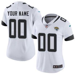 Nike Jacksonville Jaguars Elite White Road Women's Jersey NFL Vapor Untouchable Customized jerseys