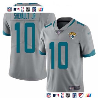 Nike Jaguars #10 Laviska Shenault Jr. Silver Men's Stitched NFL Limited Inverted Legend Jersey