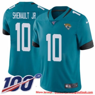Nike Jaguars #10 Laviska Shenault Jr. Teal Green Alternate Men's Stitched NFL 100th Season Vapor Untouchable Limited Jersey