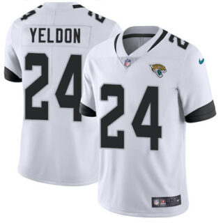 Nike Jaguars #24 T.J. Yeldon White Youth Stitched NFL Vapor Untouchable Limited Jersey