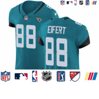 Nike Jaguars #88 Tyler Eifert Teal Green Alternate Men's Stitched NFL New Elite Jersey