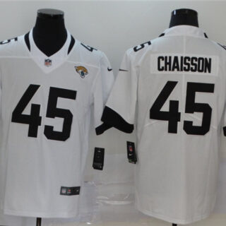 Nike Jaguars 45 K'Lavon Chaisson White 2020 NFL Draft First Round Pick Vapor Untouchable Limited Jersey
