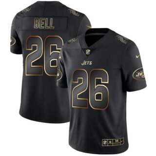 Nike Jets 26 Le'Veon Bell Black Gold Vapor Untouchable Limited Jersey