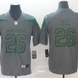 Nike Jets 26 Le'Veon Bell Gray Inverted Legend Limited Jersey