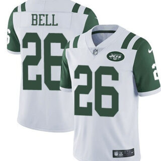 Nike Jets 26 Le'Veon Bell White Vapor Untouchable Limited Jersey