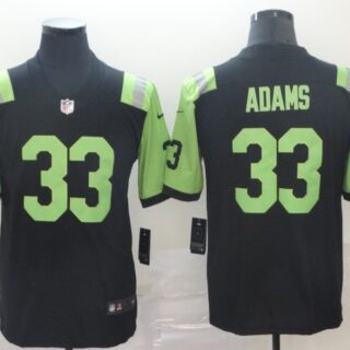 Nike Jets 33 Jamal Adams Black City Edition Vapor Untouchable Limited Jersey