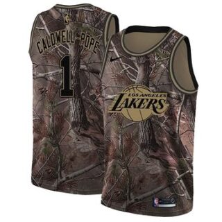 Nike Lakers #1 Kentavious Caldwell-Pope Camo Youth NBA Swingman Realtree Collection Jersey