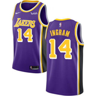 Nike Lakers #14 Brandon Ingram Purple NBA Swingman Statement Edition Jersey