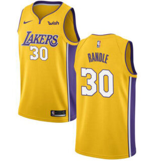 Nike Lakers #30 Julius Randle Gold NBA Swingman Icon Edition Jersey
