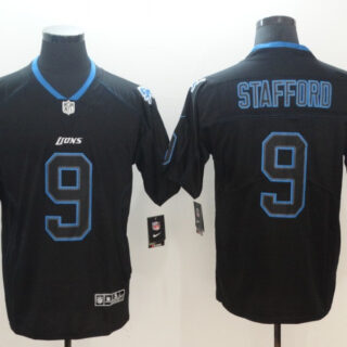 Nike Lions 9 Matthew Stafford Black Shadow Legend Limited Jersey