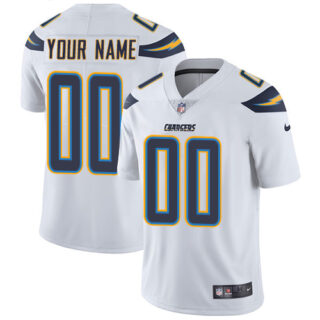 Nike Los Angeles Chargers Limited White Road Men's Jersey NFL Vapor Untouchable Customized jerseys