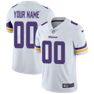 Nike NFL Minnesota Vikings Vapor Untouchable Customized Limited White Road Youth Jersey
