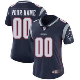 Nike NFL New England Patriots Vapor Untouchable Customized Elite Navy Blue Home Women's Jersey