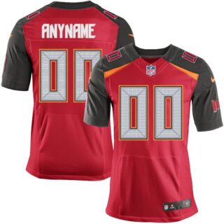 Nike NFL Tampa Bay Buccaneers Customized Elite Red Home Men's Jersey