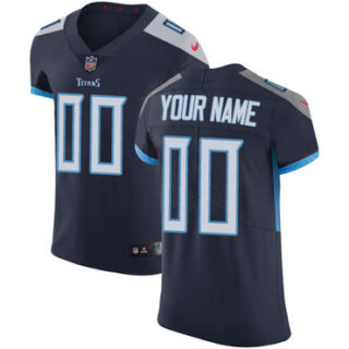 Nike NFL Tennessee Titans Vapor Untouchable Customized Elite Navy Blue Home Men's Jersey