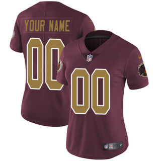 Nike NFL Washington Redskins Vapor Untouchable Customized 80th Anniversary Limited Burgundy Red Alternate Women's Jersey