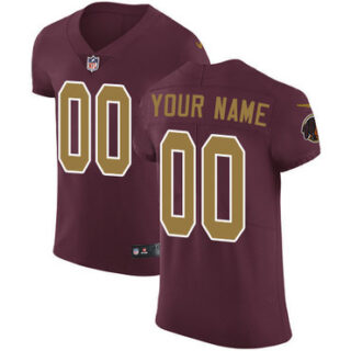 Nike NFL Washington Redskins Vapor Untouchable Customized Elite Burgundy Red Alternate Men's Jersey