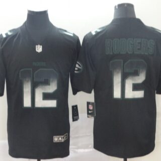 Nike Packers 12 Aaron Rodgers Black Arch Smoke Vapor Untouchable Limited Jersey