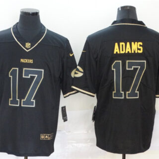 Nike Packers 17 Davante Adams Black Gold Vapor Untouchable Limited Jersey