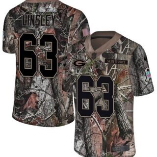 Nike Packers #63 Corey Linsley Camo Men's Stitched NFL Limited Rush Realtree Jersey