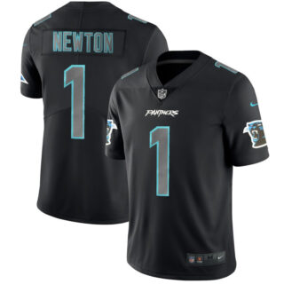 Nike Panthers 1 Cam Newton Black Vapor Impact Limited Jersey