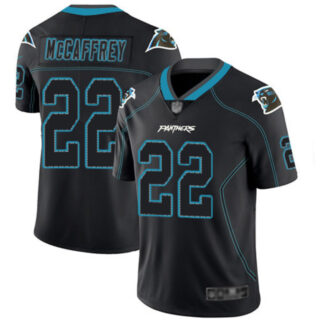 Nike Panthers 22 Christian McCaffrey Black Shadow Legend Limited Jersey