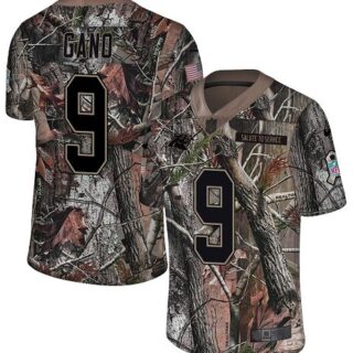 Nike Panthers #9 Graham Gano Camo Men's Stitched NFL Limited Rush Realtree Jersey
