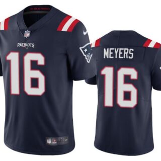 Nike Patriots 16 Jakobi Myers Navy Vapor Untouchable Limited Jersey