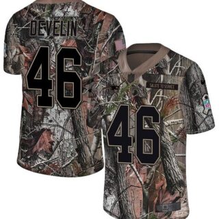 Nike Patriots #46 James Develin Camo Men's Stitched NFL Limited Rush Realtree Jersey