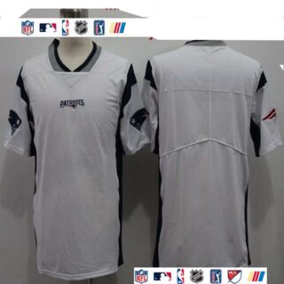 Nike Patriots Blank White Vapor Untouchable Limited Jersey