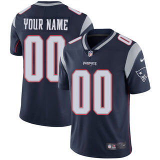 Nike Patriots Navy Men's Customized Vapor Untouchable Player Limited Jersey