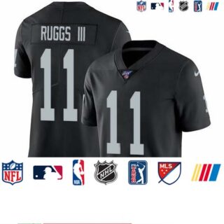 Nike Raiders #11 Henry Ruggs III Black Team Color Men's Stitched NFL 100th Season Vapor Untouchable Limited Jersey