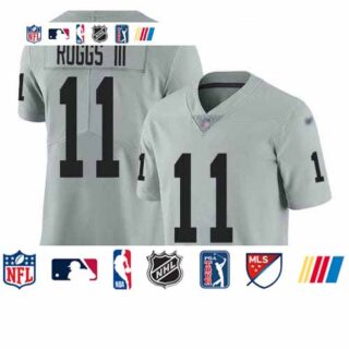 Nike Raiders #11 Henry Ruggs III Silver Men's Stitched NFL Limited Inverted Legend Jersey