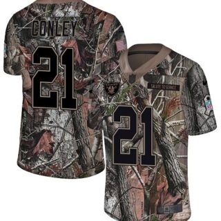 Nike Raiders #21 Gareon Conley Camo Men's Stitched NFL Limited Rush Realtree Jersey