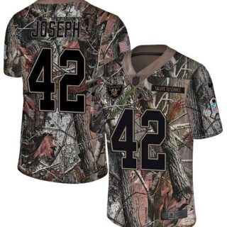 Nike Raiders #42 Karl Joseph Camo Men's Stitched NFL Limited Rush Realtree Jersey