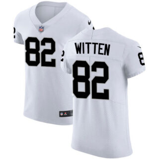 Nike Raiders #82 Jason Witten White Men's Stitched NFL New Elite Jersey