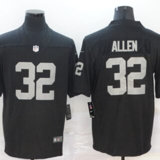 Nike Raiders 32 Marcus Allen Black Vapor Untouchable Limited Jersey