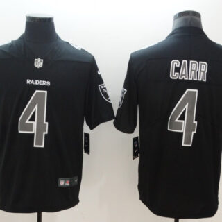 Nike Raiders 4 Derek Carr Black Vapor Impact Limited Jersey
