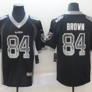 Nike Raiders 84 Antonio Brown Black Drift Fashion Limited Jersey