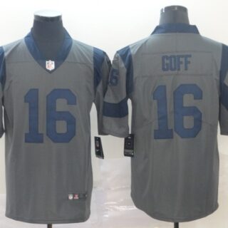 Nike Rams 16 Jared Goff Gray Inverted Legend Limited Jersey
