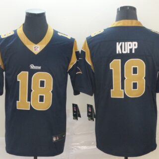 Nike Rams 18 Cooper Kupp Navy Vapor Untouchable Limited Jersey