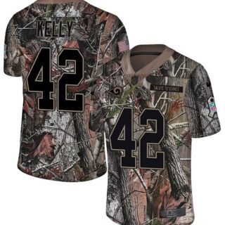 Nike Rams #42 John Kelly Camo Men's Stitched NFL Limited Rush Realtree Jersey